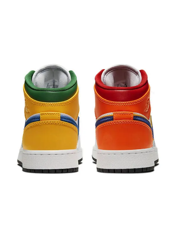 Кроссовки 1 средние Air Jordan — изображение 4 из 4, белый/фиолетовый