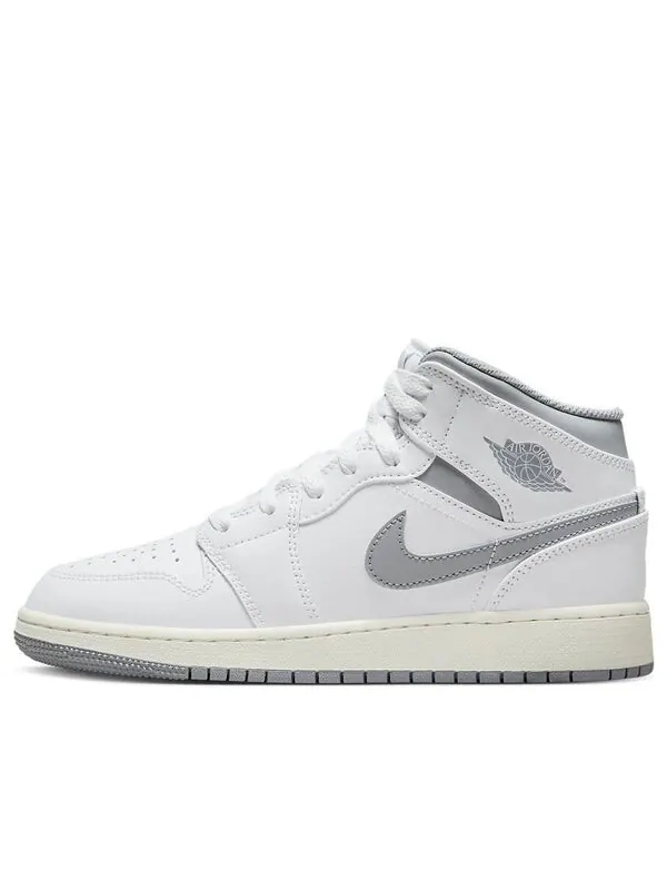 Кроссовки 1 средние Air Jordan — изображение 1 из 4, белый/серый