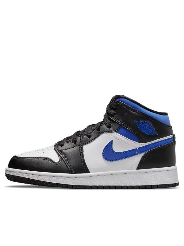 Кроссовки 1 средние Air Jordan — изображение 1 из 4, белый/синий-черный