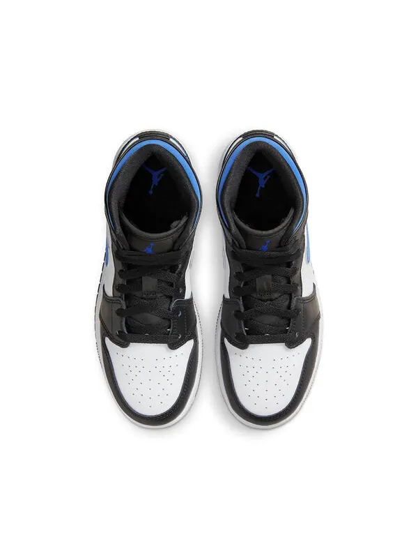 Кроссовки 1 средние Air Jordan — изображение 4 из 4, белый/синий-черный