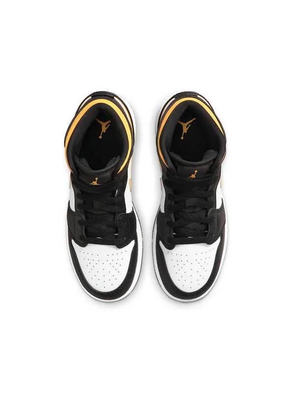 Кроссовки 1 средние Air Jordan — изображение 4 из 4, белый/черный
