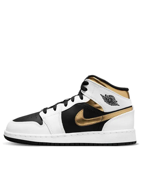 Кроссовки 1 средние Air Jordan — изображение 1 из 4, белый/мульти--черный