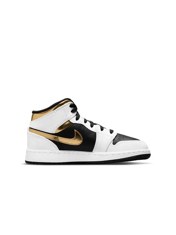Кроссовки 1 средние Air Jordan — изображение 2 из 4, белый/мульти--черный