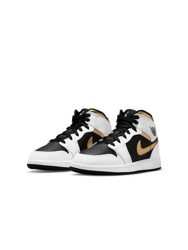 Кроссовки 1 средние Air Jordan — изображение 3 из 4, белый/мульти--черный