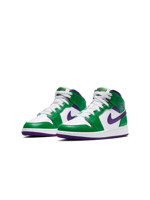 Кроссовки 1 средние Air Jordan — изображение 3 из 4, зеленый