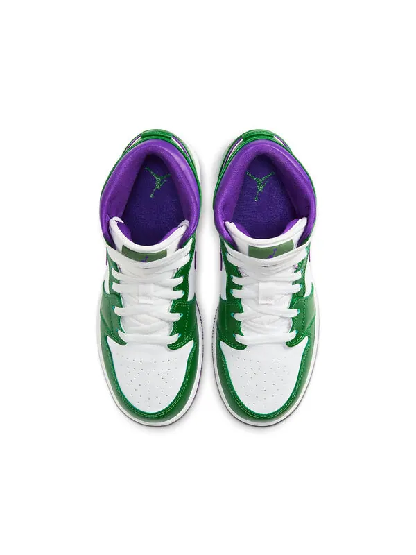 Кроссовки 1 средние Air Jordan — изображение 4 из 4, зеленый