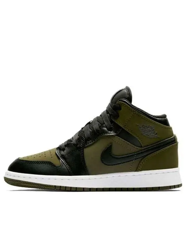 Кроссовки 1 ретро средние Air Jordan — изображение 1 из 4, зеленый