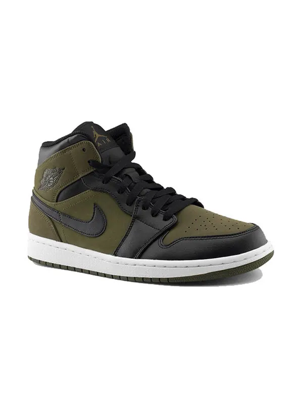 Кроссовки 1 ретро средние Air Jordan — изображение 2 из 4, зеленый