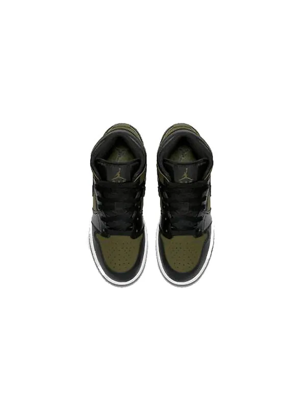 Кроссовки 1 ретро средние Air Jordan — изображение 4 из 4, зеленый