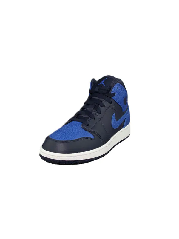 Кроссовки 1 ретро средние Air Jordan — изображение 2 из 4, темно-синий