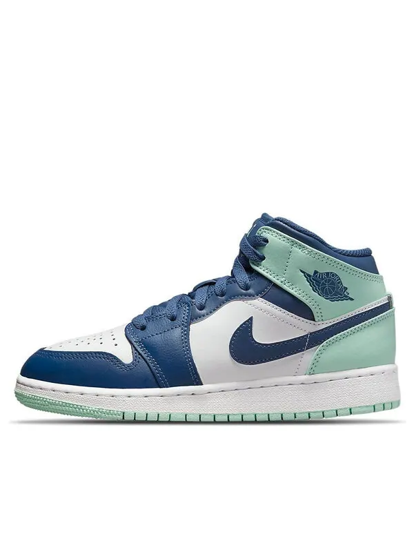 Кроссовки 1 средние Air Jordan — изображение 1 из 4, синий/белый