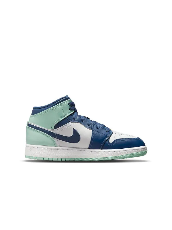 Кроссовки 1 средние Air Jordan — изображение 2 из 4, синий/белый