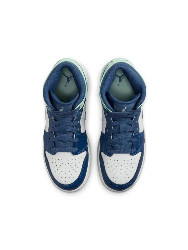 Кроссовки 1 средние Air Jordan — изображение 4 из 4, синий/белый