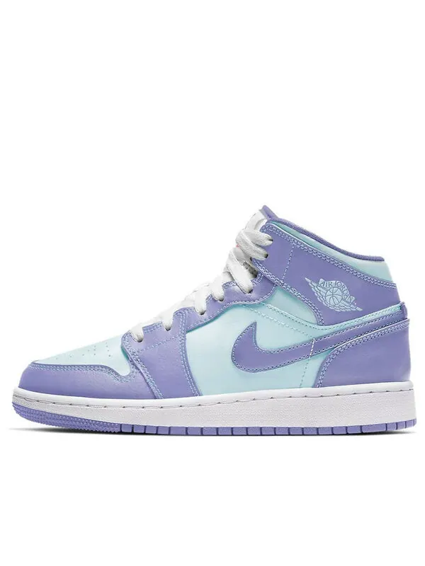 Кроссовки 1 средние Air Jordan — изображение 1 из 3, фиолетовый//синий