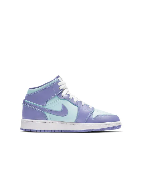 Кроссовки 1 средние Air Jordan — изображение 2 из 3, фиолетовый//синий
