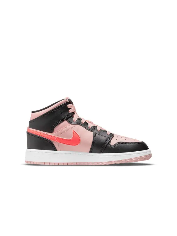 Кроссовки 1 средние Air Jordan — изображение 2 из 4, розовый//черный