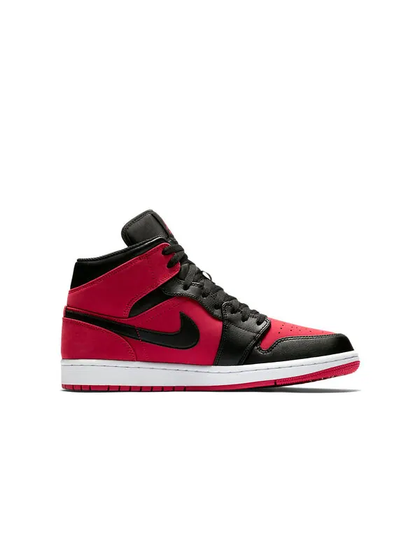 Кроссовки 1 ретро средние Air Jordan — изображение 2 из 4, красный/черный/белый