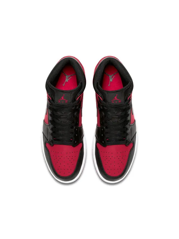 Кроссовки 1 ретро средние Air Jordan — изображение 4 из 4, красный/черный/белый