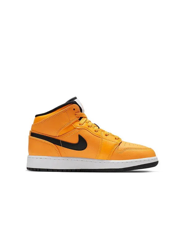 Кроссовки 1 средние Air Jordan — изображение 2 из 4, золотистый/черный
