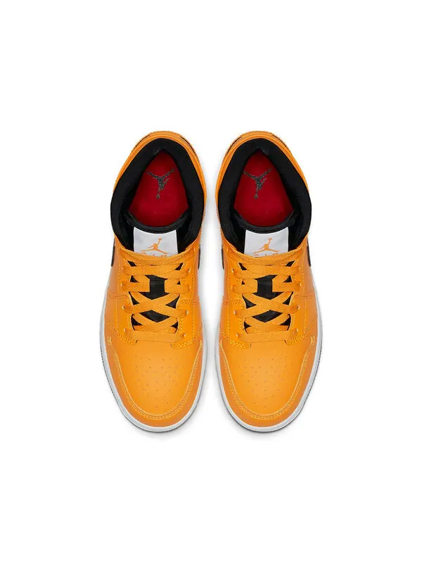 Кроссовки 1 средние Air Jordan — изображение 4 из 4, золотистый/черный