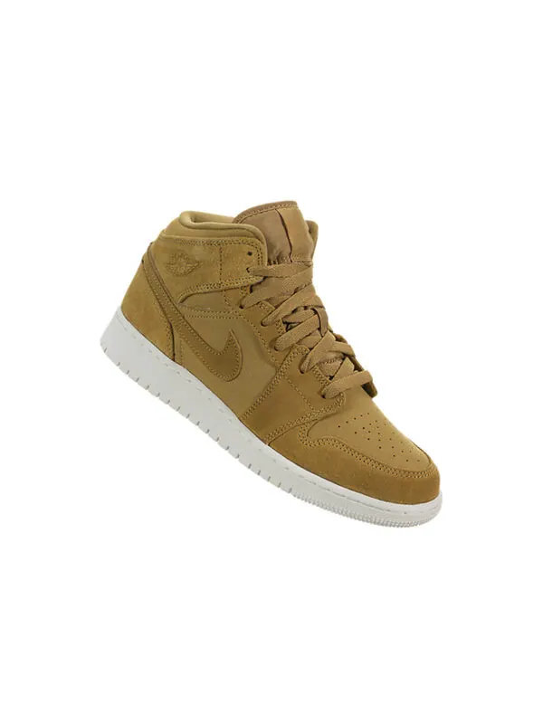 Кроссовки 1 ретро средние Air Jordan — изображение 2 из 4, золотистый