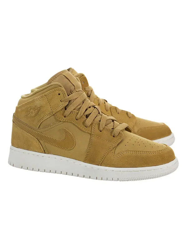Кроссовки 1 ретро средние Air Jordan — изображение 3 из 4, золотистый