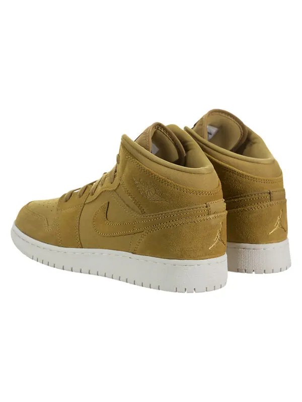 Кроссовки 1 ретро средние Air Jordan — изображение 4 из 4, золотистый