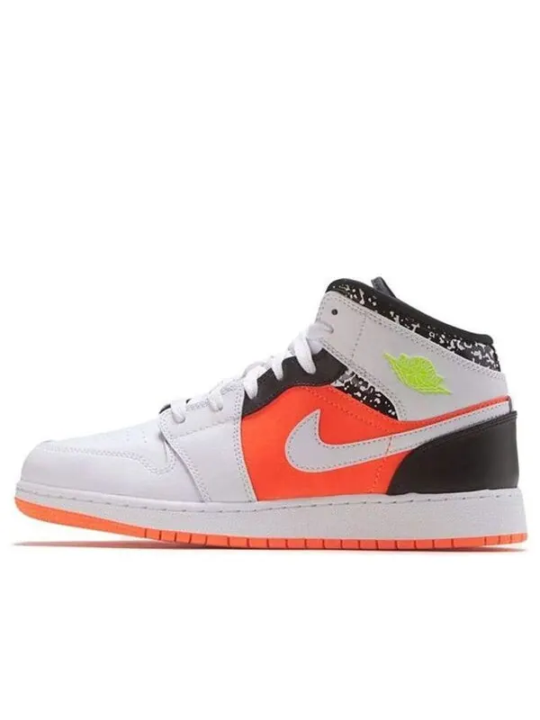 Кроссовки 1 средние Air Jordan — изображение 1 из 4, белый/черный