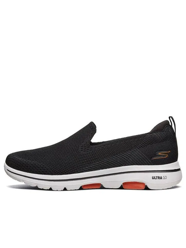 Тапочки go walk 5 low-top loafers black/white Skechers