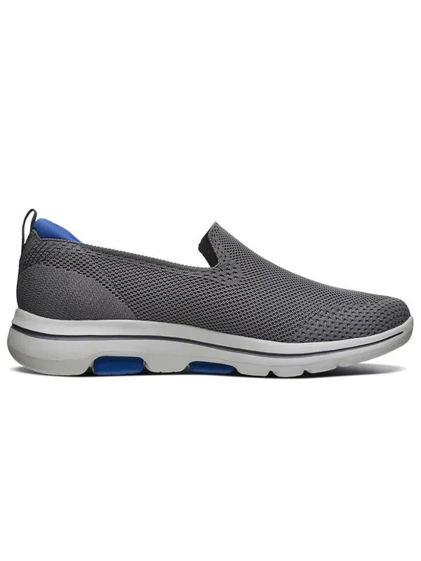 Кроссовки go walk 5 low-top loafers grey Skechers — изображение 2 из 4, серый