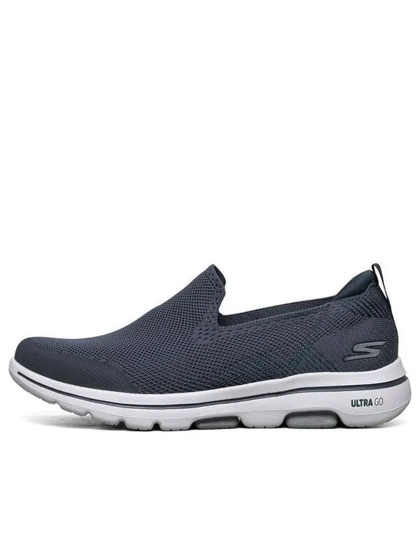 Тапочки go walk 5 low-top loafers blue Skechers — изображение 1 из 4, темно-синий
