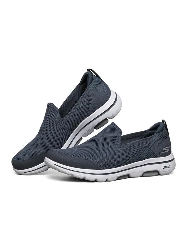 Тапочки go walk 5 low-top loafers blue Skechers — изображение 3 из 4, темно-синий