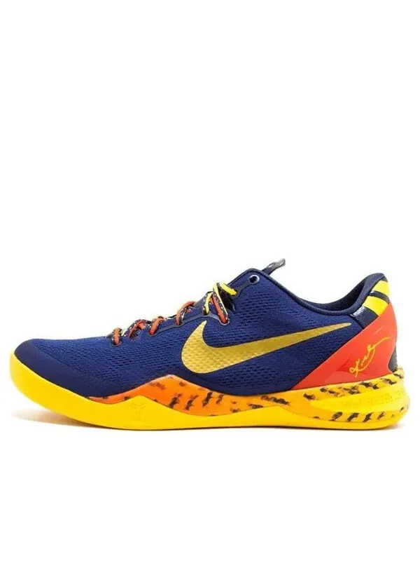 Кроссовки kobe 8 system Nike — изображение 1 из 4, синий/желтый/синий
