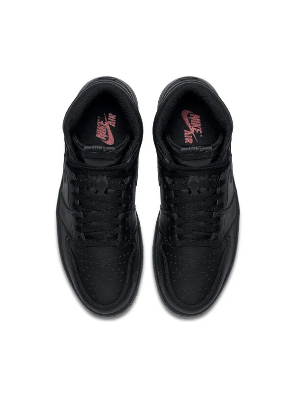 Кроссовки 1 ретро высокие og Air Jordan — изображение 3 из 4, черный/белый