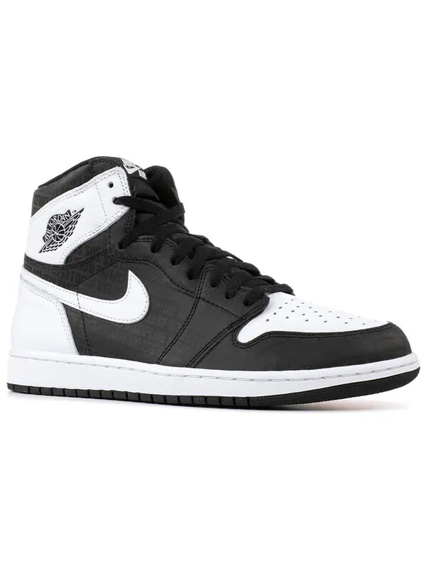 Кроссовки 1 ретро высокие og Air Jordan — изображение 2 из 4, черный