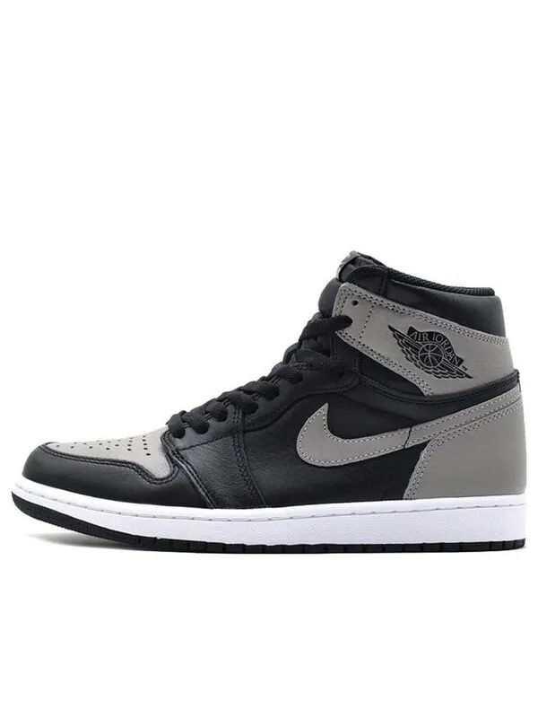 Кроссовки 1 ретро высокие og Air Jordan — изображение 1 из 4, черный/серый/белый