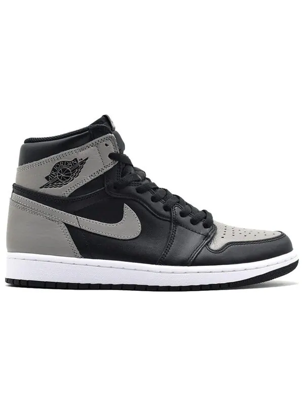 Кроссовки 1 ретро высокие og Air Jordan — изображение 2 из 4, черный/серый/белый