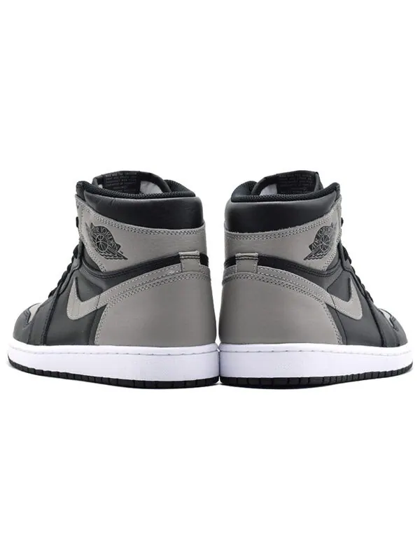 Кроссовки 1 ретро высокие og Air Jordan — изображение 4 из 4, черный/серый/белый