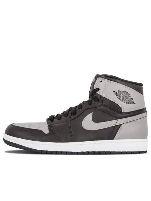 Кроссовки 1 ретро высокие og Air Jordan — изображение 1 из 4, черный/серый