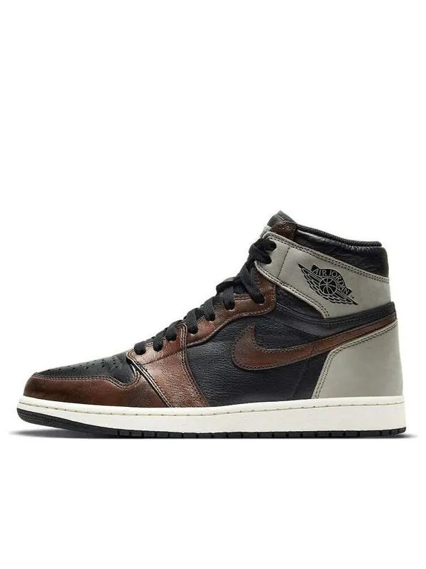 Кроссовки 1 ретро высокие og Air Jordan — изображение 1 из 4, черный/светлый