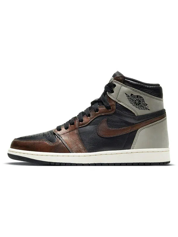 Кроссовки 1 ретро высокие og Air Jordan — изображение 2 из 4, черный/светлый