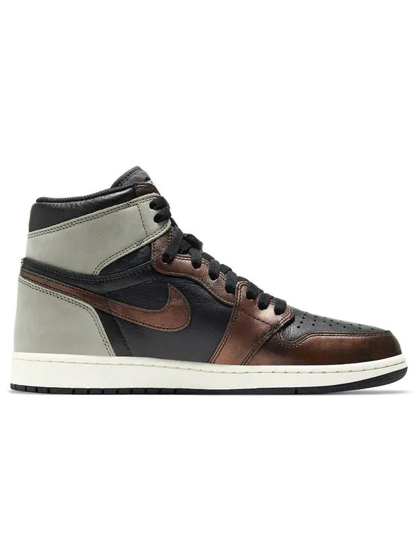 Кроссовки 1 ретро высокие og Air Jordan — изображение 3 из 4, черный/светлый