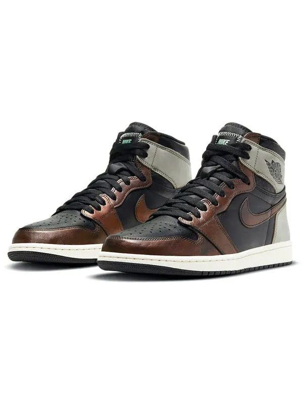 Кроссовки 1 ретро высокие og Air Jordan — изображение 4 из 4, черный/светлый
