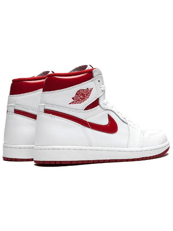 Кроссовки 1 ретро высокие og Air Jordan — изображение 3 из 4, белый/красный