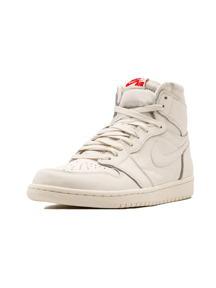 Кроссовки Air Jordan 1 Retro High OG 'Sail' — изображение 2 из 5, белый