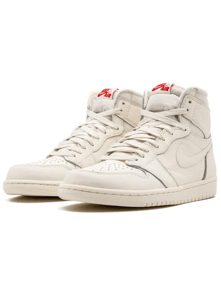 Кроссовки Air Jordan 1 Retro High OG 'Sail' — изображение 3 из 5, белый