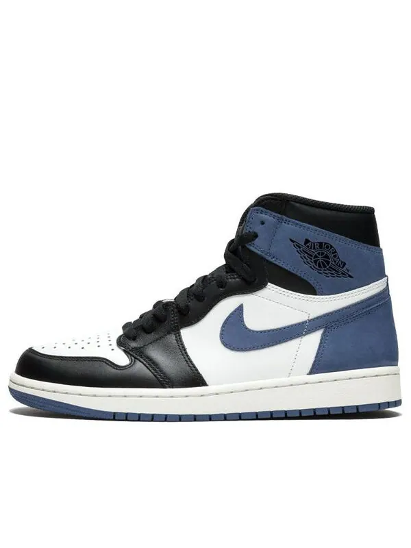 Кроссовки 1 ретро высокие og Air Jordan — изображение 1 из 4, синий/белый/черный