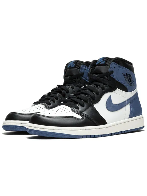 Кроссовки 1 ретро высокие og Air Jordan — изображение 3 из 4, синий/белый/черный