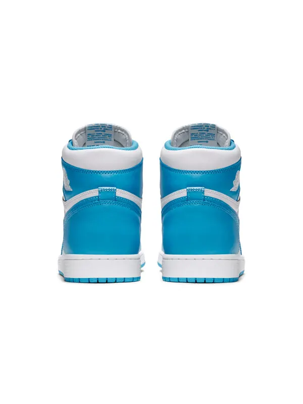 Кроссовки 1 ретро высокие og Air Jordan — изображение 3 из 4, белый/синий