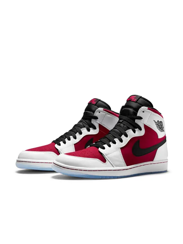 Кроссовки 1 retro 'carmine' Air Jordan — изображение 4 из 4, белый/черный